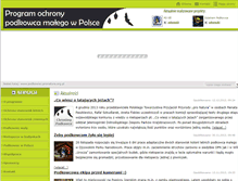 Tablet Screenshot of podkowiec.pronatura.org.pl